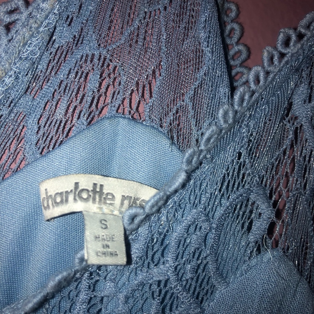 Periwinkle lace dress